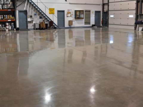 Floor polishing